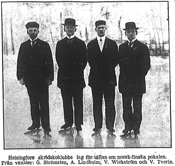The HSK team, from Hufvudstadsbladet.